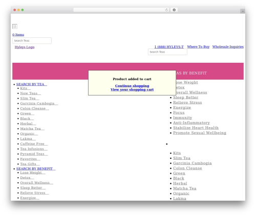 Maya Shop WP theme - hyleysteaonline.com