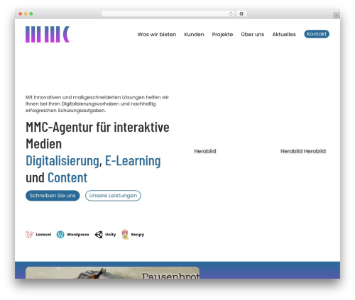 MMC THEME WordPress theme - mmc-agentur.de