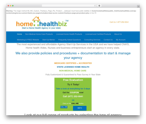 Custom_myaccount_for_woocommerce premium WordPress plugin - homehealthbiz.com