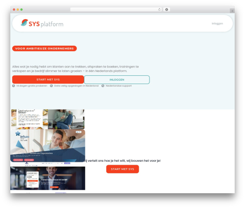 Sysworker WordPress plugin - mijn.sysplatform.nl