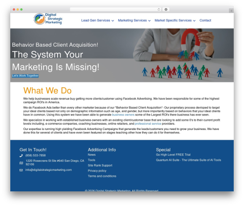 Internal linker WordPress plugin - digitalstrategicmarketing.com