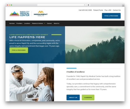 WordPress theme EP Base - rapidcitymedicalcenter.com