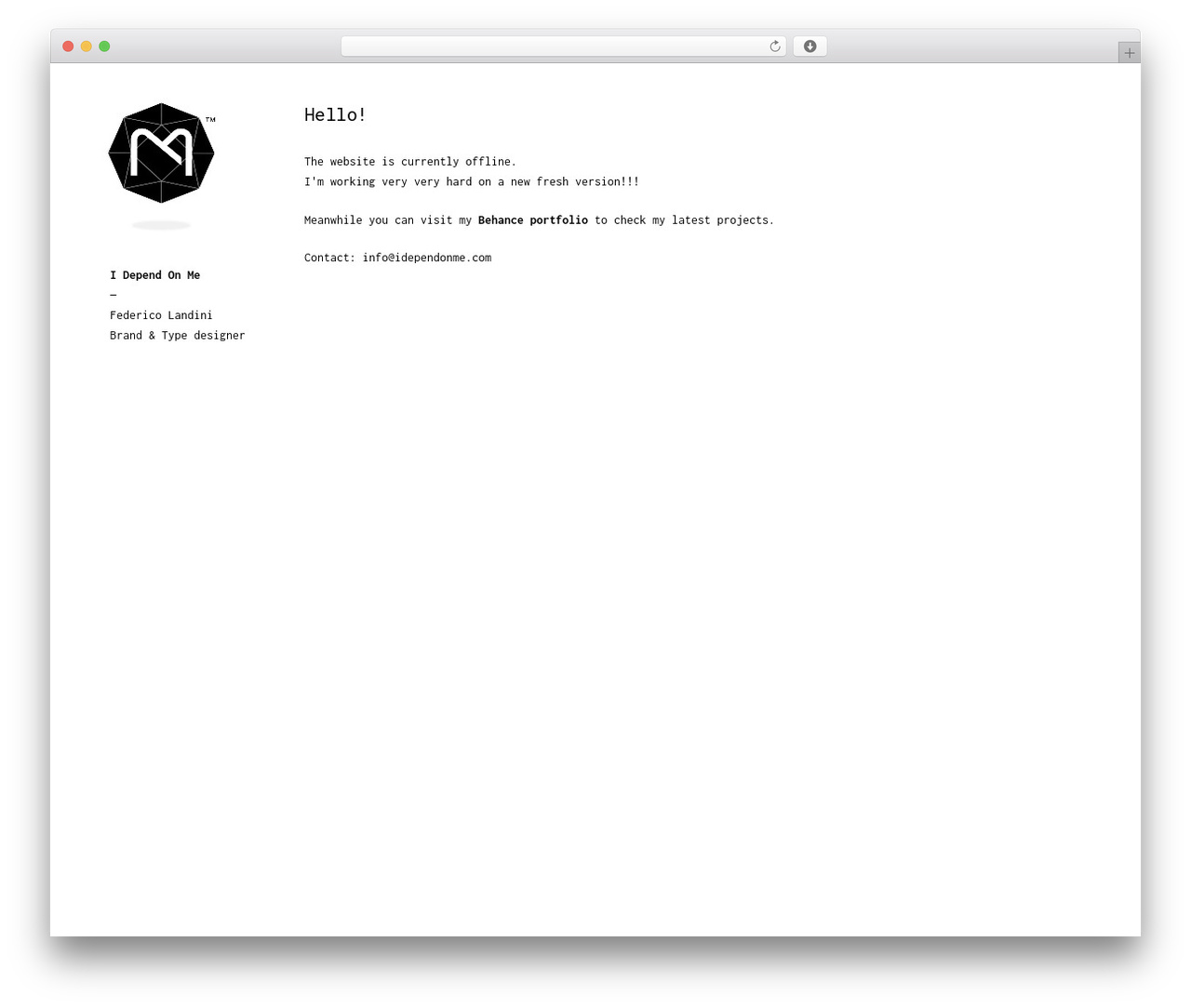 WordPress theme Infinity - idependonme.com
