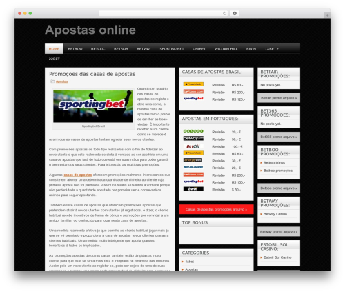 WordPress theme TimePress - xaposta.com