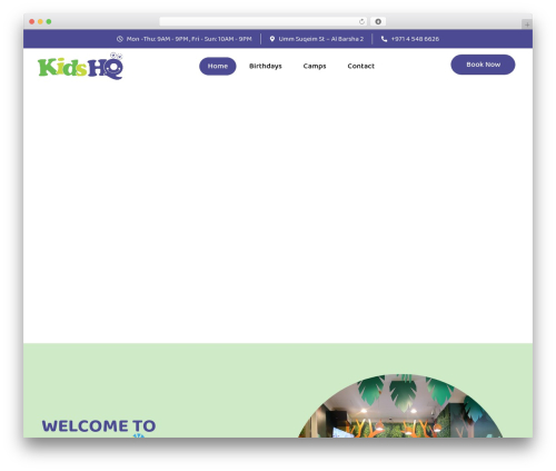 WP theme Kundax - kidshq.aajoyland.com