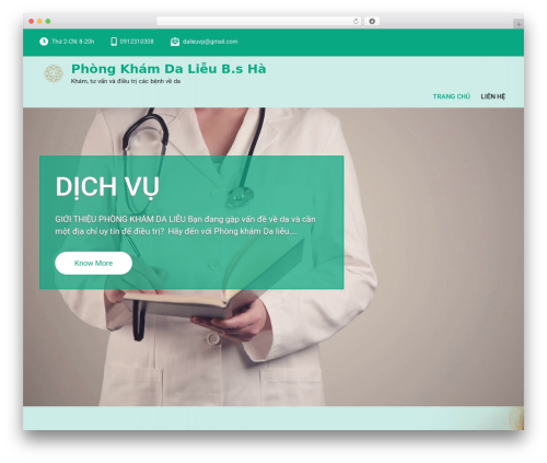 Derma Care best free WordPress theme - dalieuvp.com Derma Care best free WordPress theme - dalieuvp.com