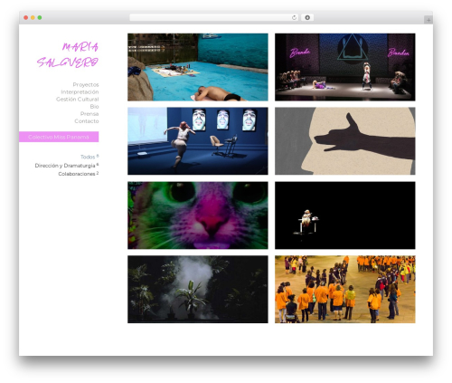 HyperX premium WordPress theme - mariasalguero.com