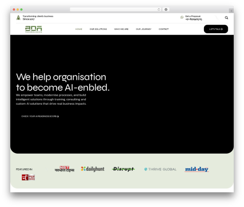 Vamtam elementor integration numerique WordPress plugin - bdatechnologies.com