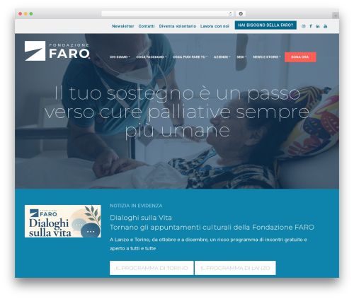 Theme WordPress UnderStrap - fondazionefaro.it