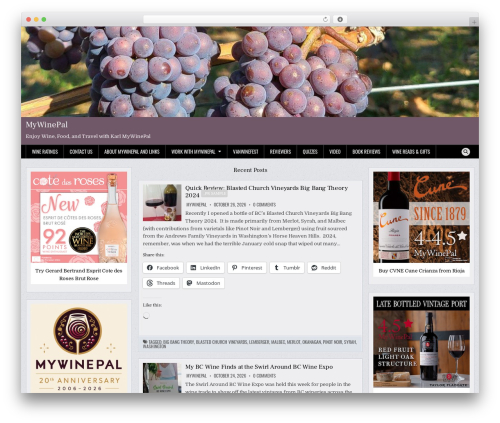 WriteMag WordPress theme - mywinepal.com WriteMag WordPress theme - mywinepal.com