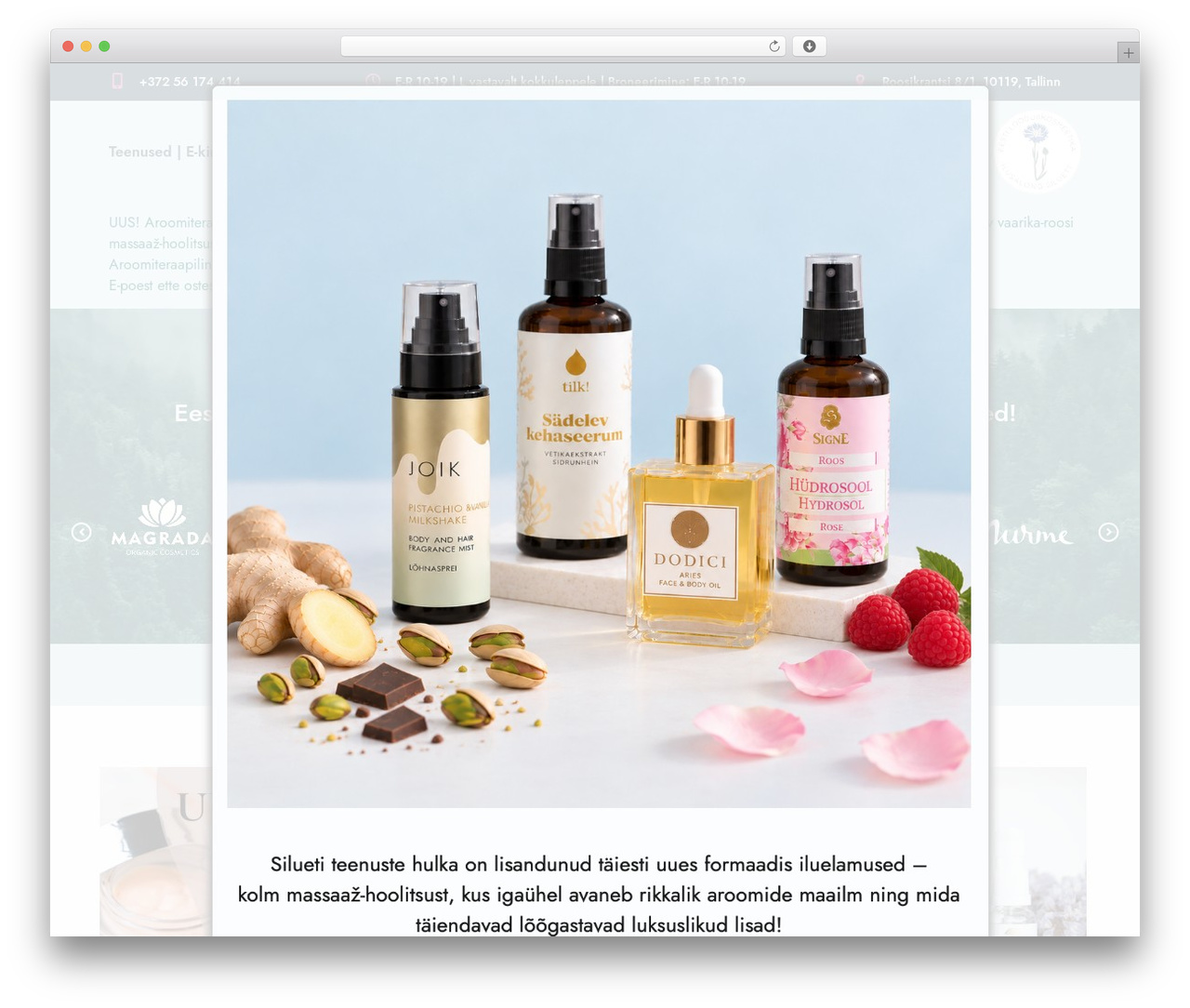 Rollfit WordPress theme - sinusiluett.ee