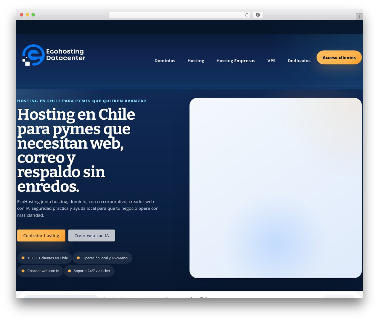 Cloud Hoster 2 WordPress ecommerce theme - ecohosting.cl