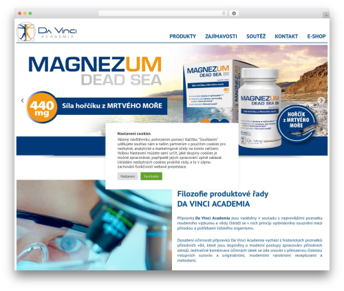 Davinci top WordPress theme - davinciacademia.cz