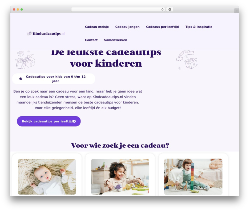 Affiliate hero WordPress plugin - kindcadeautips.nl