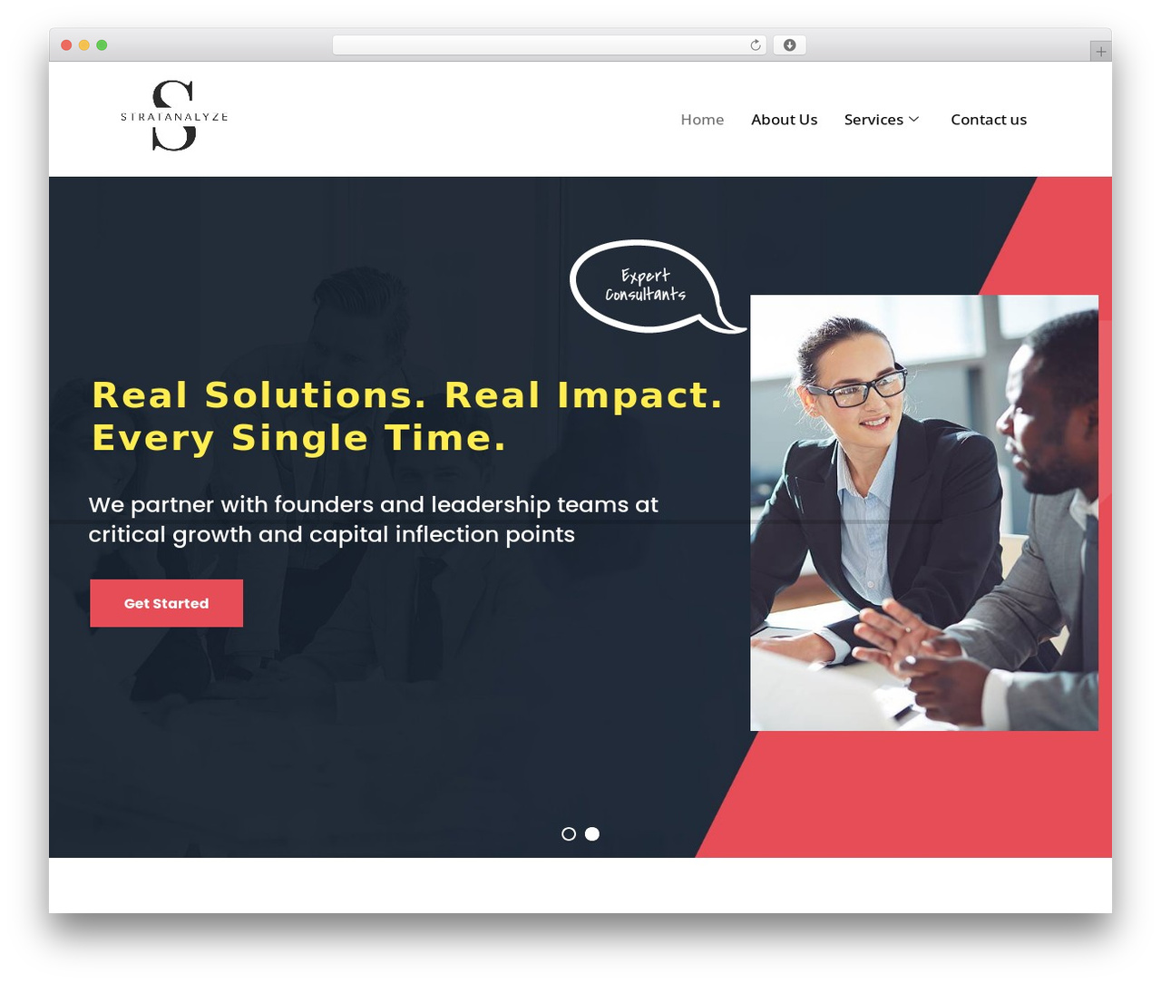 Vizeon theme WordPress - stratanalyze.com