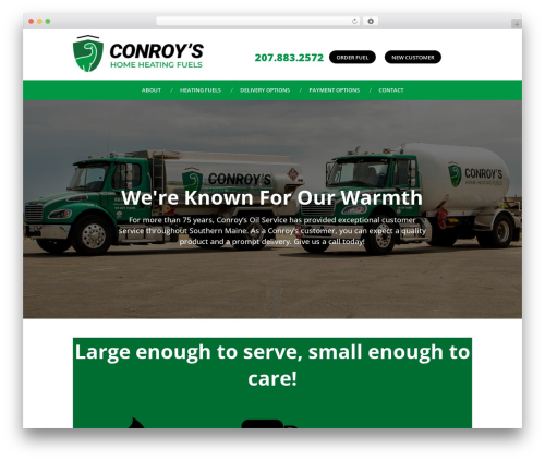 conroysOil theme WordPress - conroysoil.com