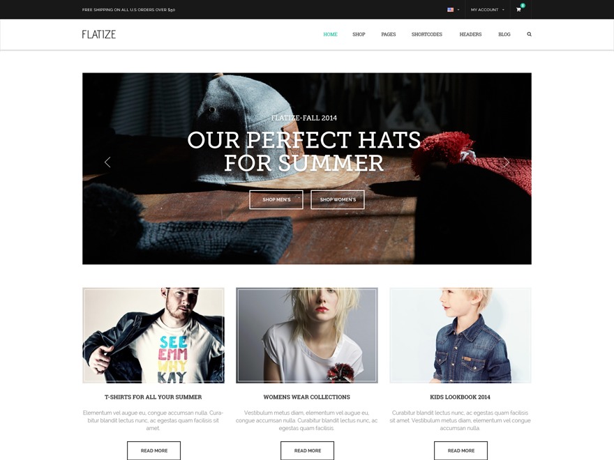 Flatize Child Theme WordPress theme Flatize Child Theme WordPress theme