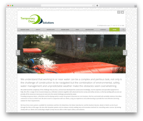 X forms express WordPress plugin - temporarydams.co.uk