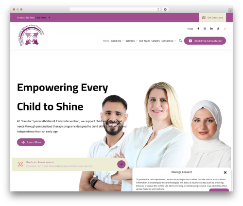 Hospa theme WordPress - starzuae.com
