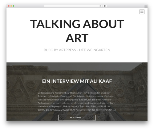 Intergalactic premium WordPress theme - talkingaboutart.de Intergalactic premium WordPress theme - talkingaboutart.de