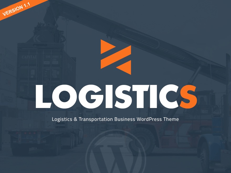 Logistics Theme WordPress theme by ChimpStudio