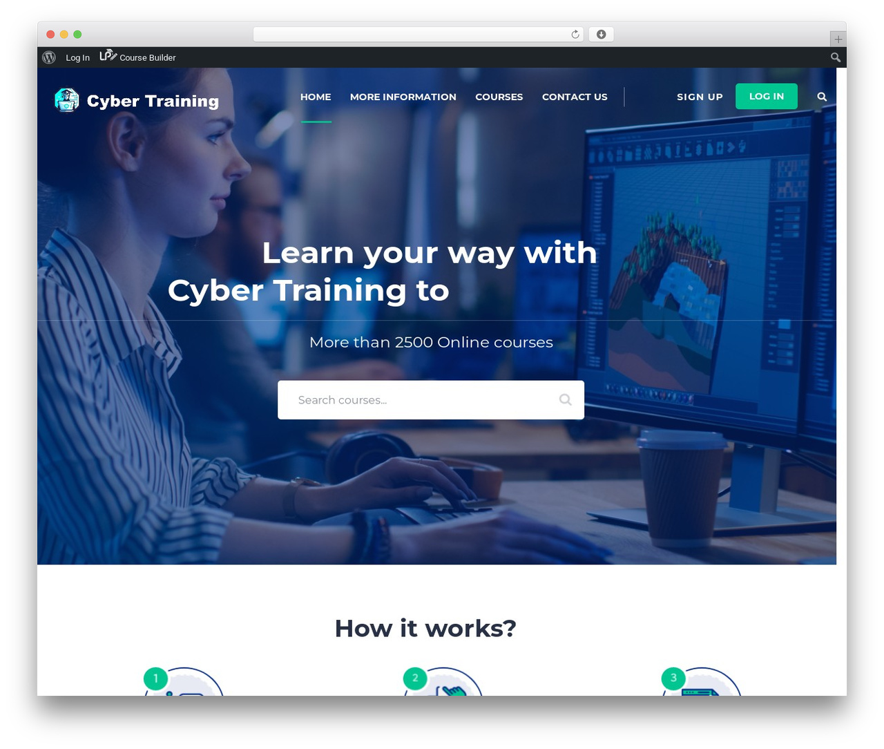 MasterStudy WordPress theme - cybertraining.online