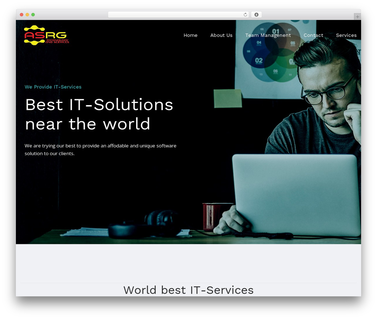 Theme WordPress Intech - asrgtechnology.com