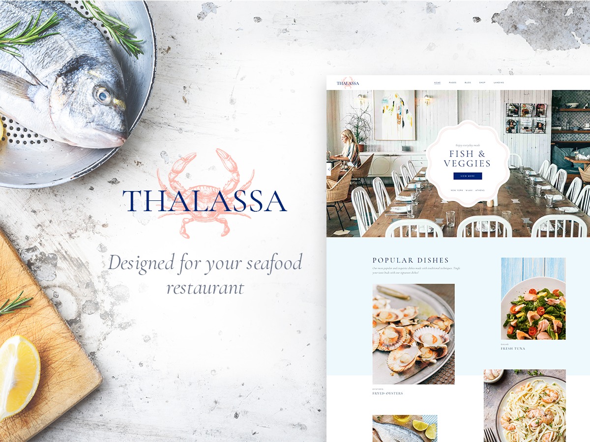 Thalassa theme WordPress Thalassa theme WordPress