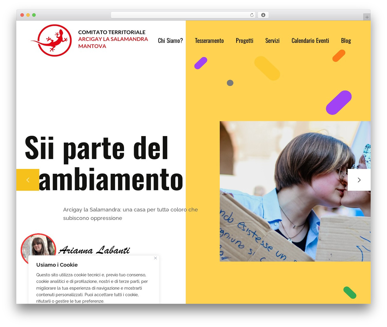Theme WordPress RightCause - arcigaymantova.it