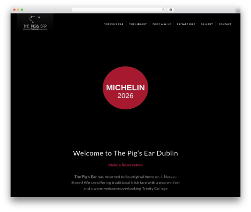 Wallbase WordPress theme - thepigsear.ie