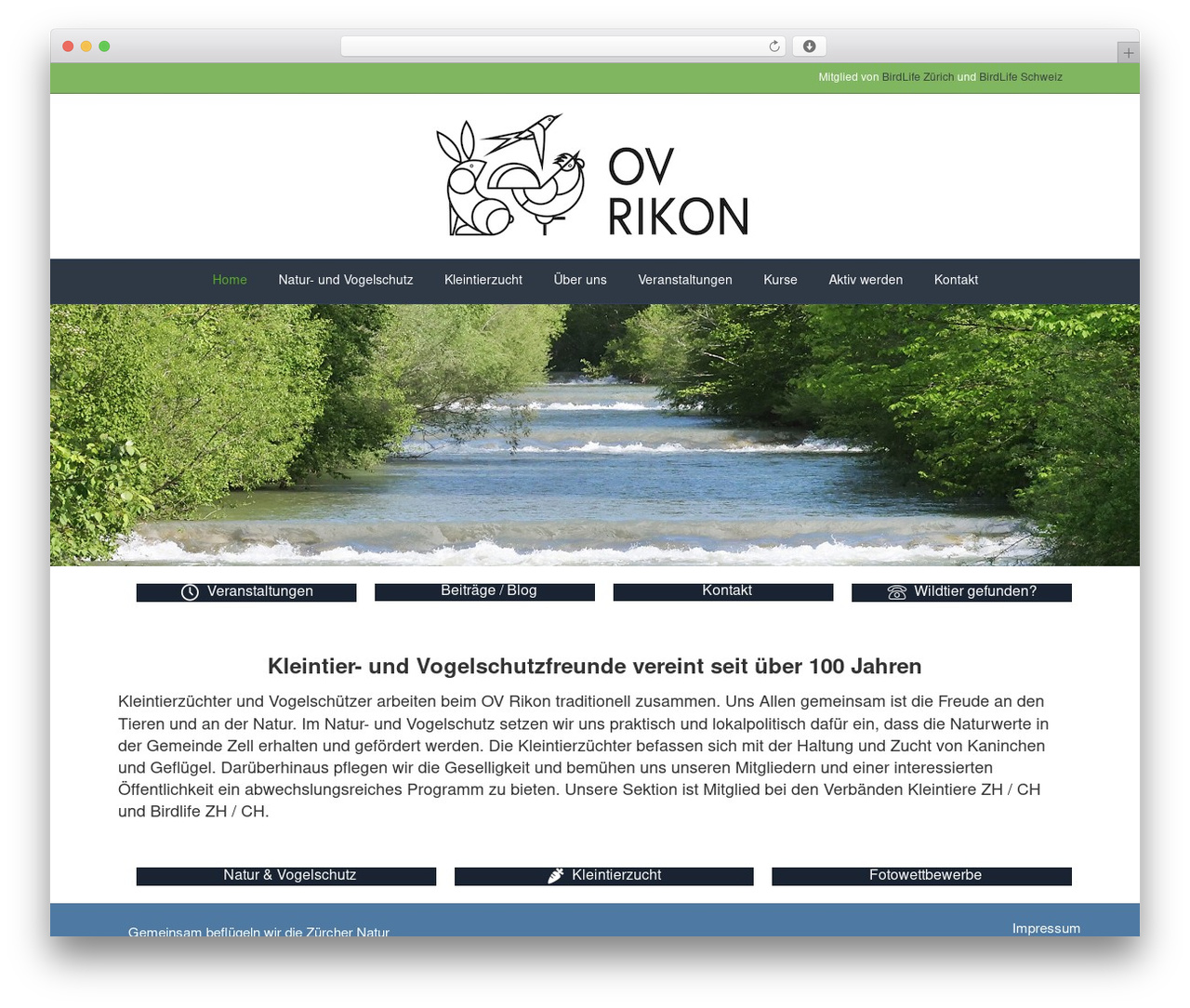 WordPress theme Beaver Builder Theme - ov-rikon.ch