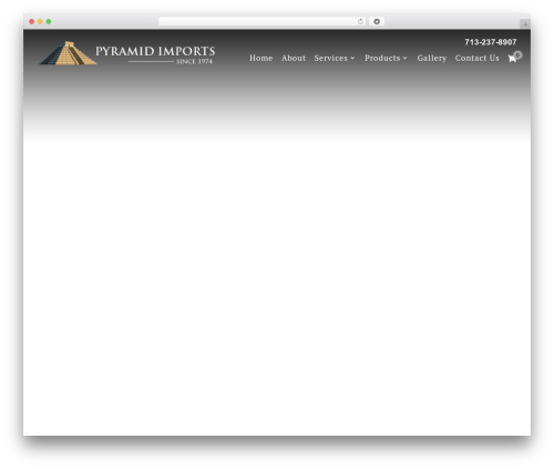 WordPress theme Divi - pyramidimportshouston.com