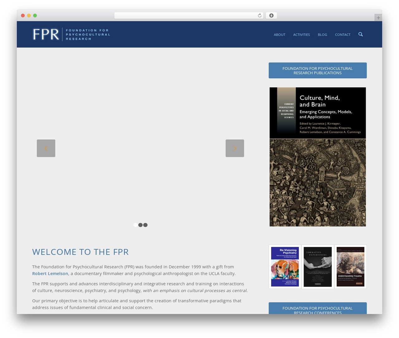 WordPress theme Enfold - thefpr.org