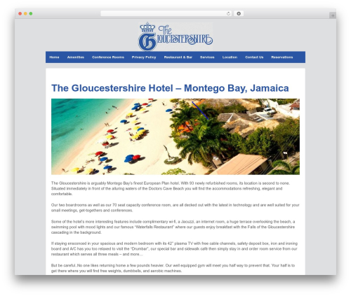 WordPress theme Responsive Pro - thegloucestershirehotel.com