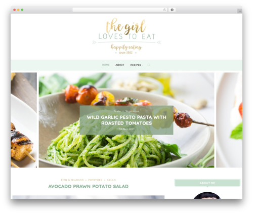 WordPress theme soledad - thegirllovestoeat.com