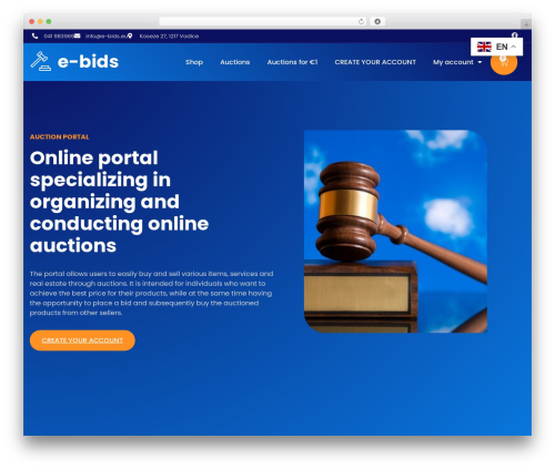 Woocommerce simple auctions WordPress plugin - e-bids.eu