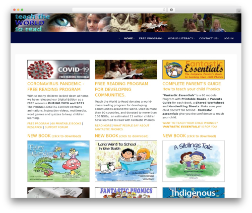 WPLMS WordPress theme - teachtheworldtoread.com