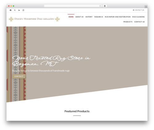 Beacon Theme WordPress theme image - rockymountainruggallery.com