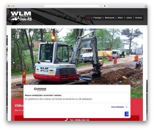 CMS cmsvrx system WordPress theme - wlmgrav.se