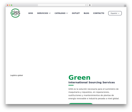 Exea theme WordPress - gissgreen.com