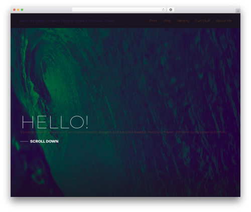 Nicex WordPress theme - aaronleedesign.com
