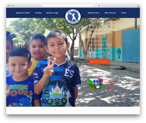 Theme WordPress AppStudio - onechildelsalvador.org