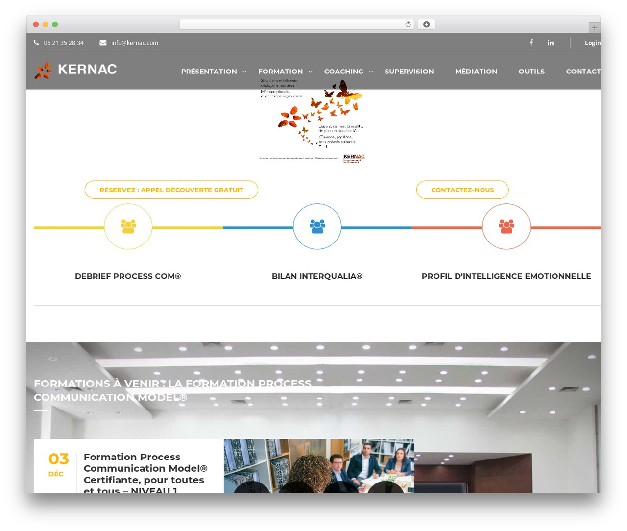 WordPress theme Coaching - kernac.com WordPress theme Coaching - kernac.com
