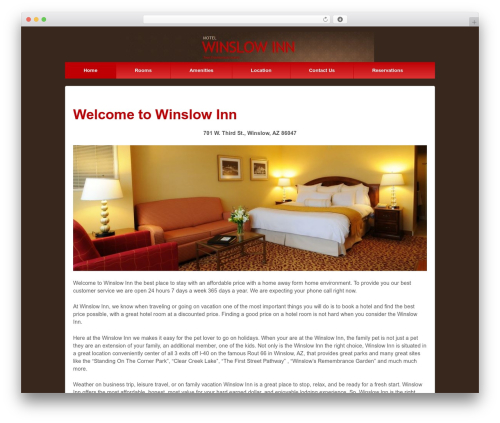 WP theme Responsive Pro - winslowinn.com