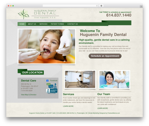 Builder global css WordPress plugin - huguenindental.com