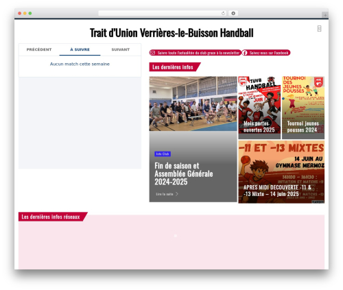 Score'n'co Widget (score-nco-widget) free WordPress plugin - verrieres-handball.com Score'n'co Widget (score-nco-widget) free WordPress plugin - verrieres-handball.com