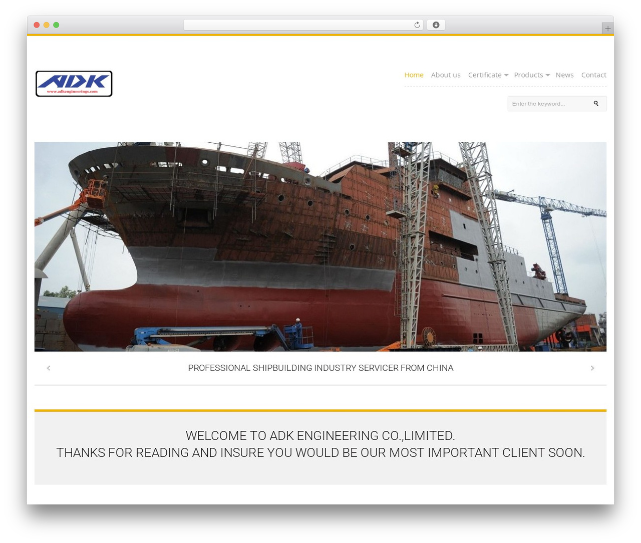Best WordPress theme StructureKT - adkengineerings.com