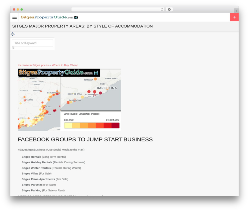 Directory 2 theme WordPress - sitgespropertyguide.com