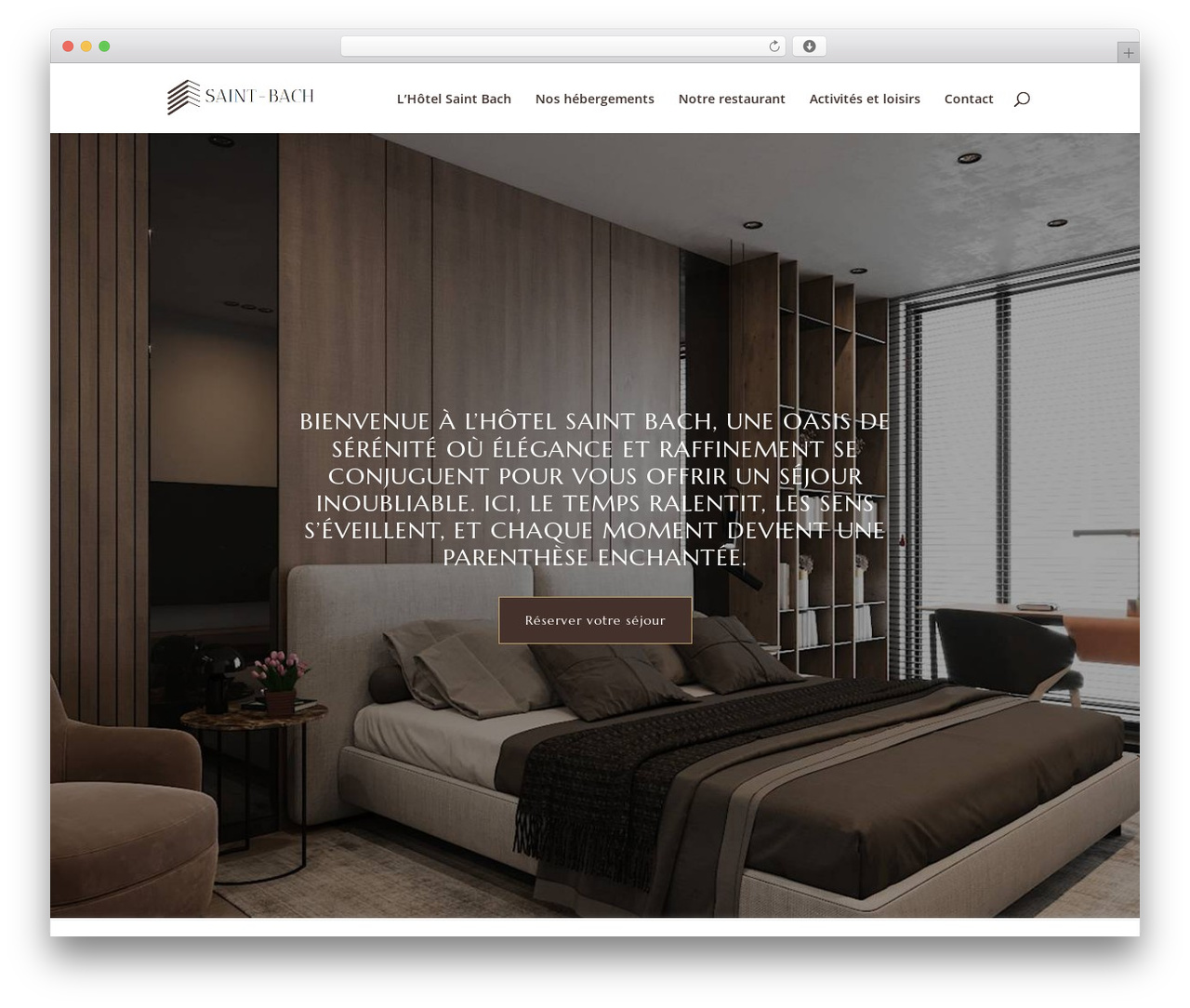 Divi theme WordPress - saint-bach.com
