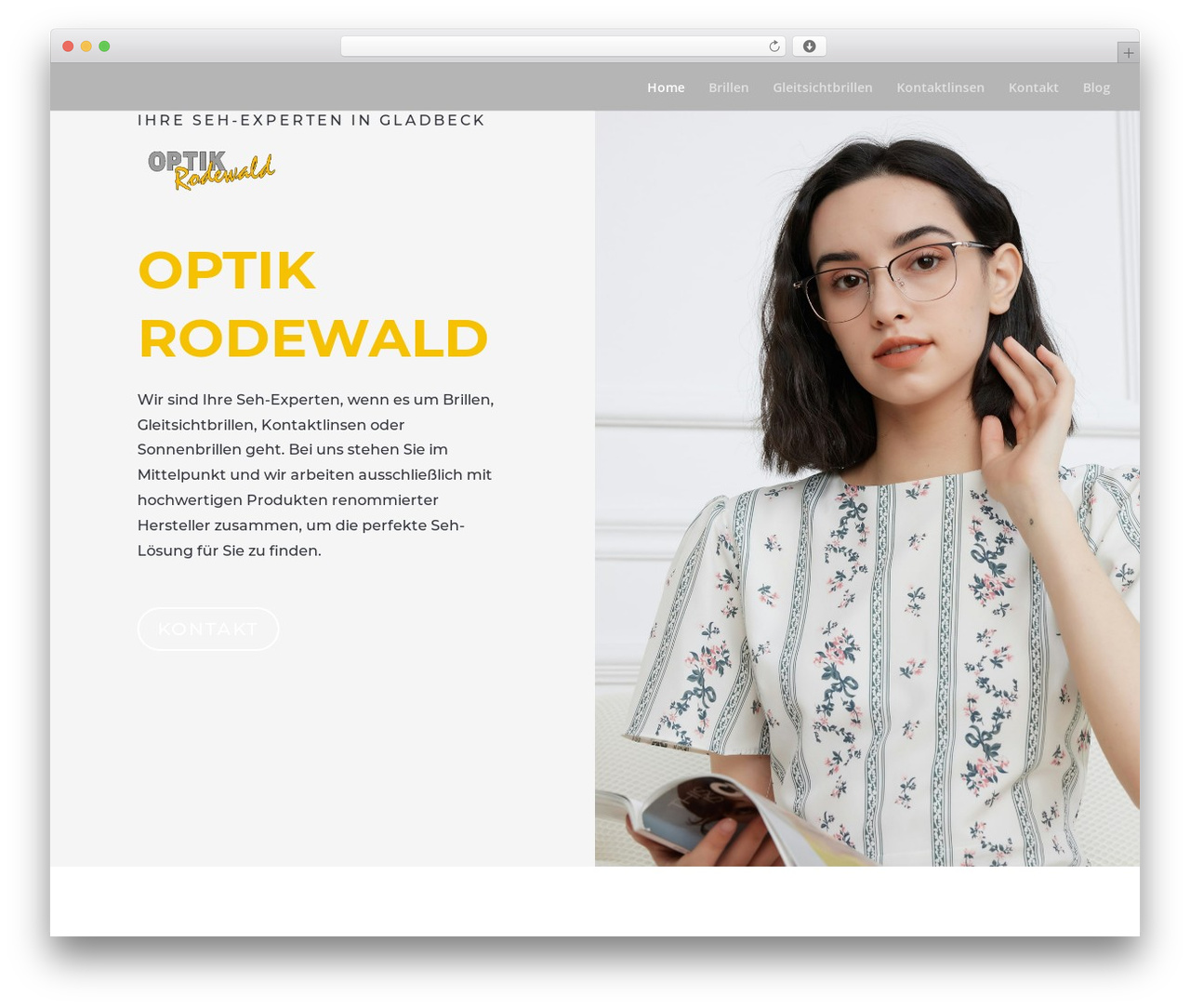Divi WordPress theme - optik-rodewald.de